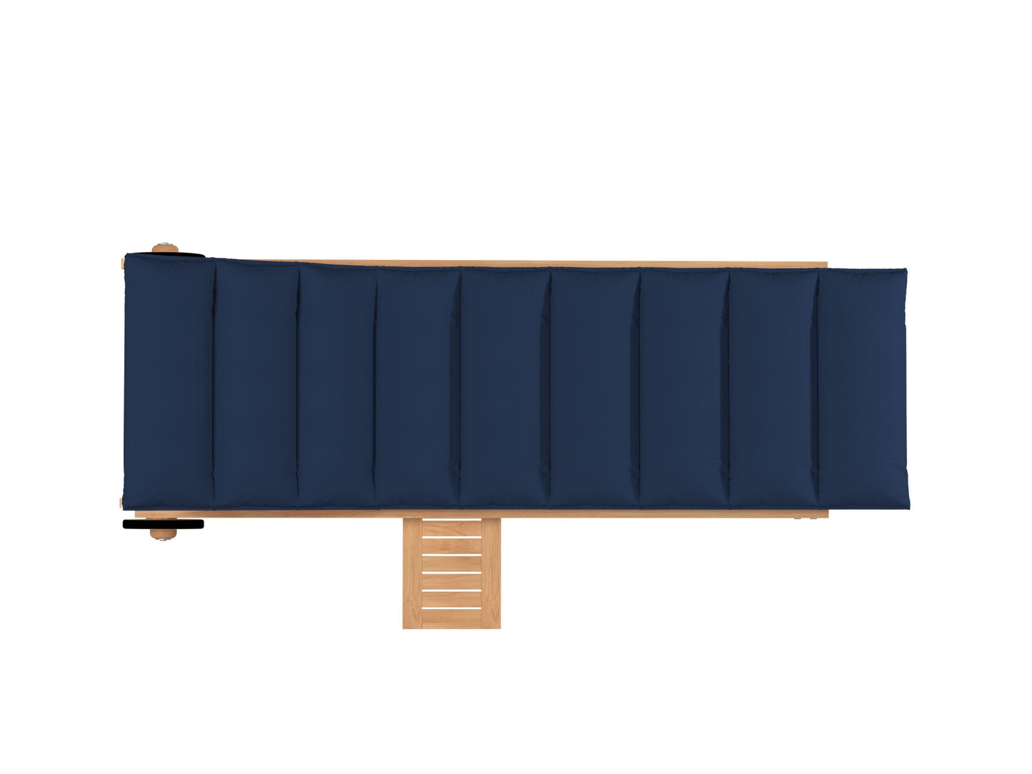 Lance Teak Outdoor Sunlounger with Sunbrella Cushions