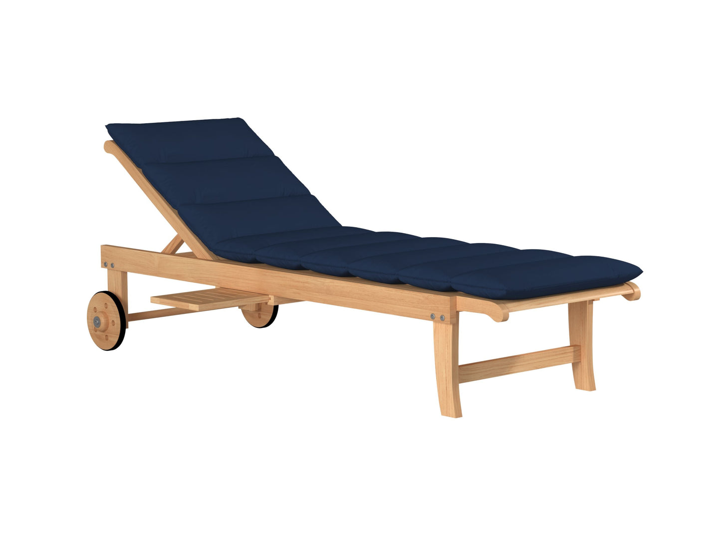 Lance Teak Outdoor Sunlounger with Sunbrella Cushions