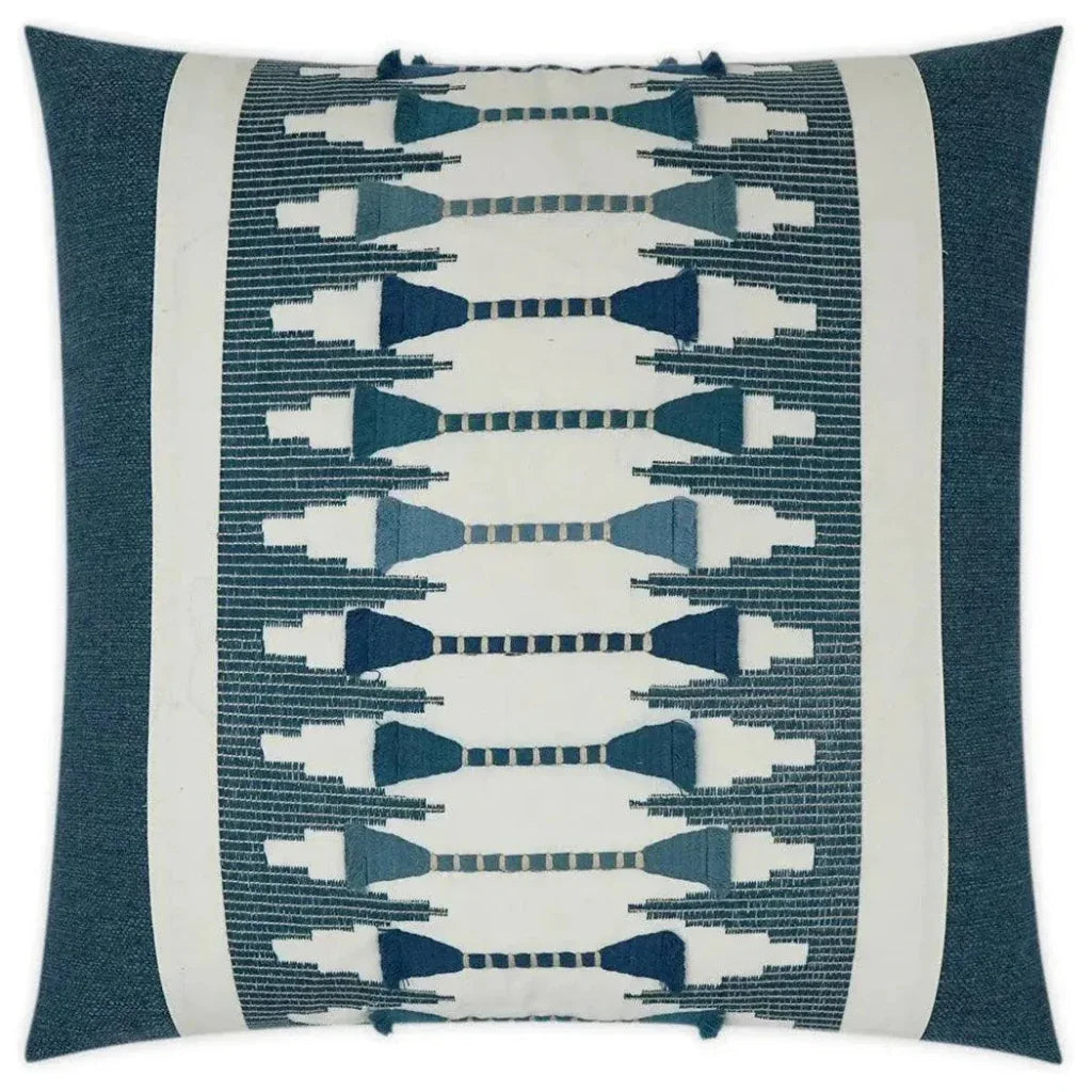 Le Souk Lapis Teal Blue Large Throw Pillow Insert
