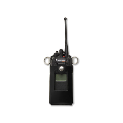 Leather Radio Carrier (w Window for Screen)