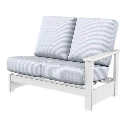 Leeward Deep Seat Left Two-Seat Sectional With Motion