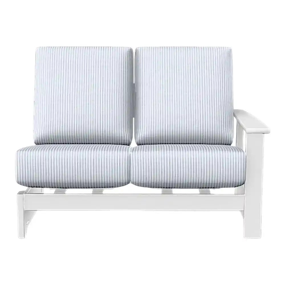 Leeward Deep Seat Left Two-Seat Sectional With Motion