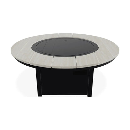 54" Round Polymer Chat Height Fire Table