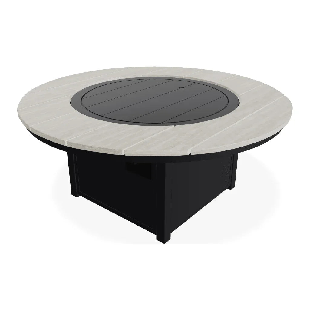 54" Round Polymer Chat Height Fire Table