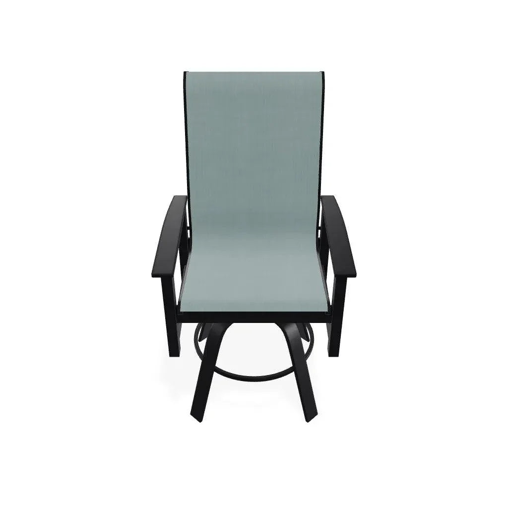 Leeward MGP Sling Balcony Height Swivel Arm Chair