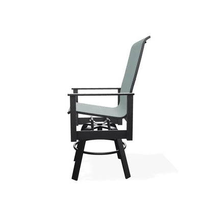 Leeward MGP Sling Balcony Height Swivel Arm Chair