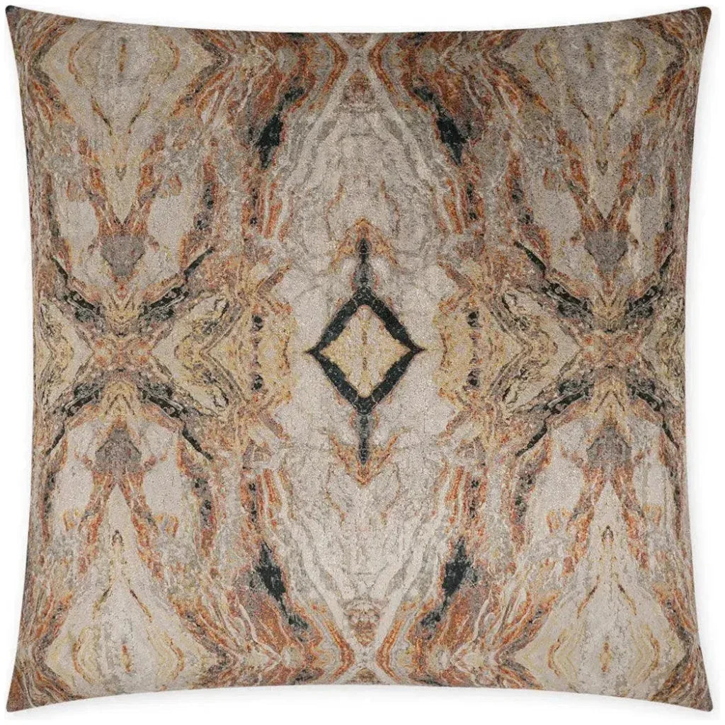 Leonna az Glam Brown Copper Large Throw Pillow Insert
