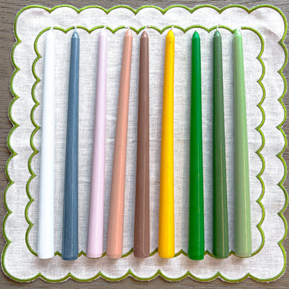 24 Extra Tall Lilac Hush Taper Candle - 6 Packs of 4