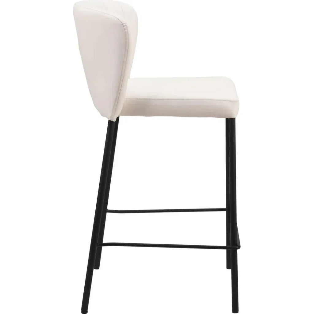 Linz Counter Stool (Set of 2) Cream