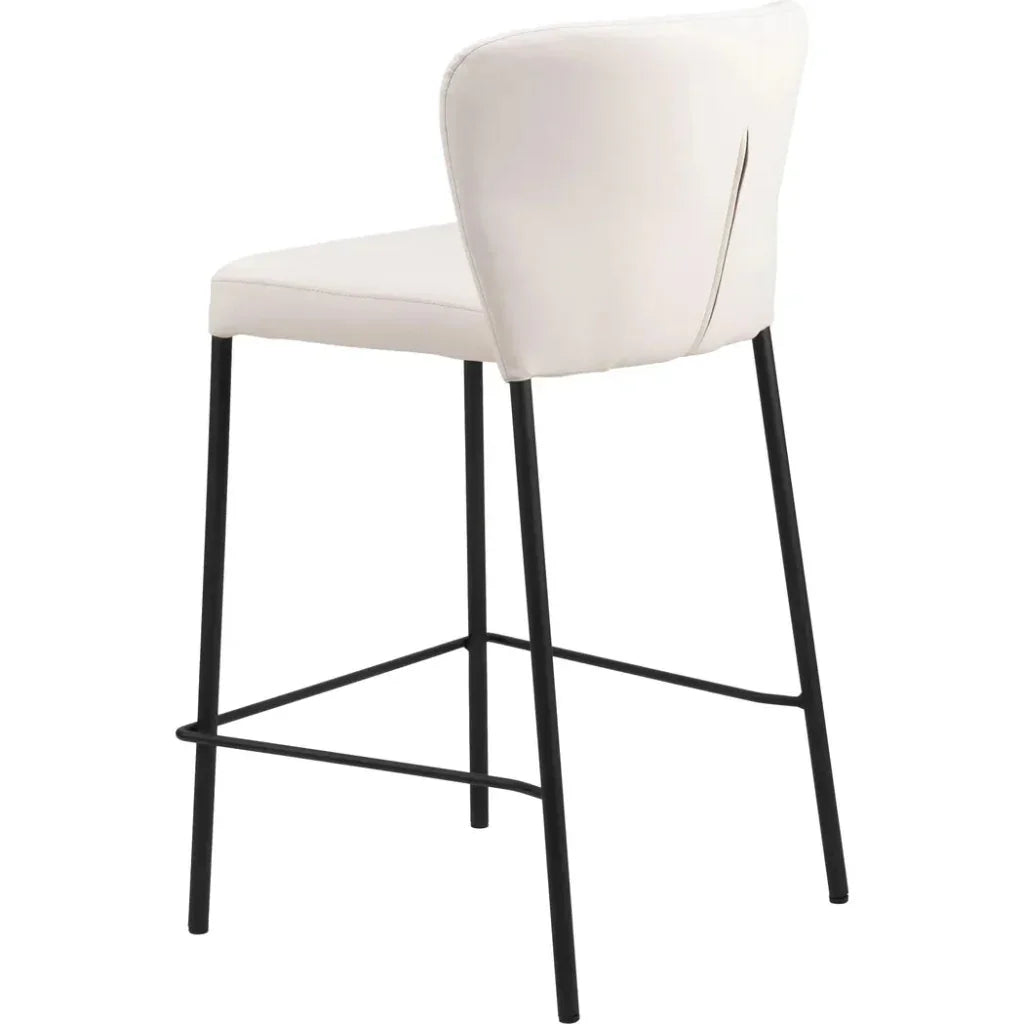 Linz Counter Stool (Set of 2) Cream