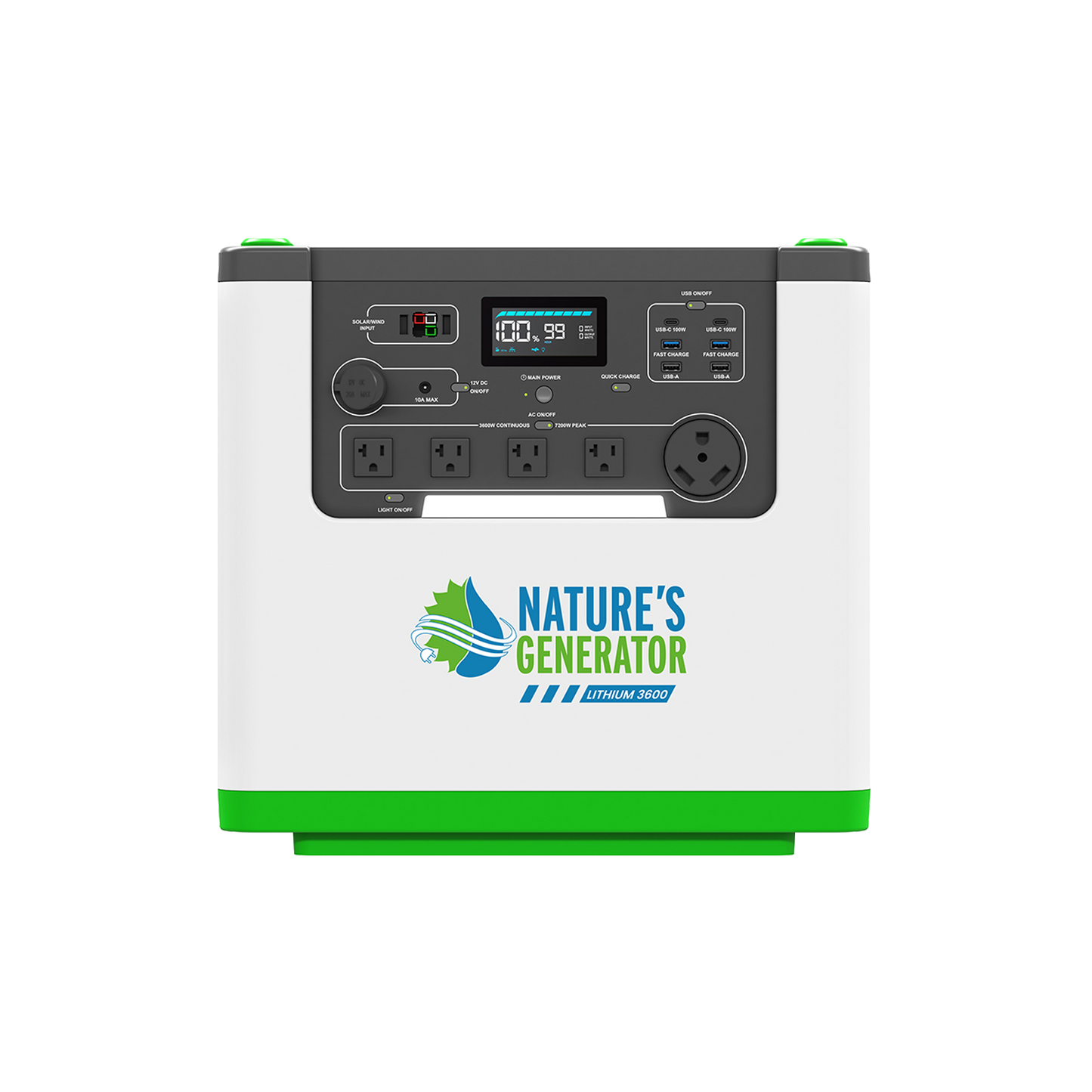 Nature's Generator Lithium 3600 Power Station