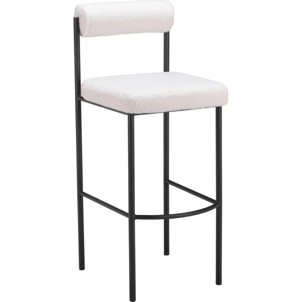 Livorno Barstool (Set of 2) Ivory