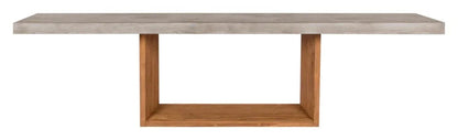 Lucca Teak And Concrete Patio Dining Table