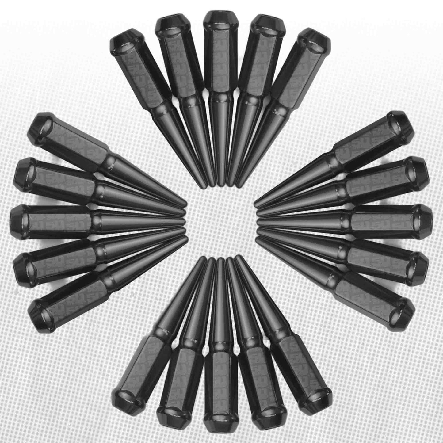 14x1.5mm Extended Spike Lug Nuts - 60 Degree Taper Seat