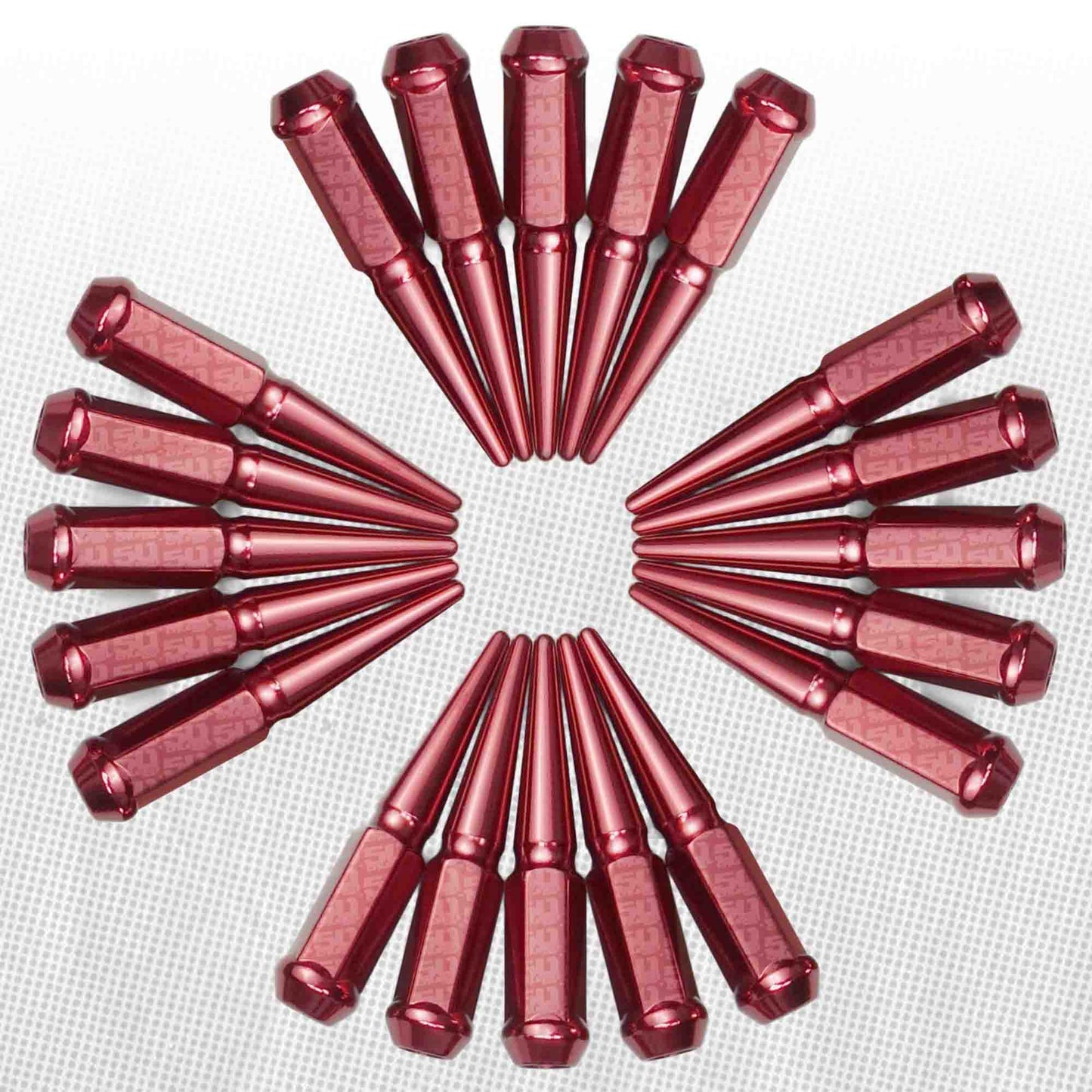 3/8-24 Extended Spike Lug Nuts - 60 Degree Taper Seat