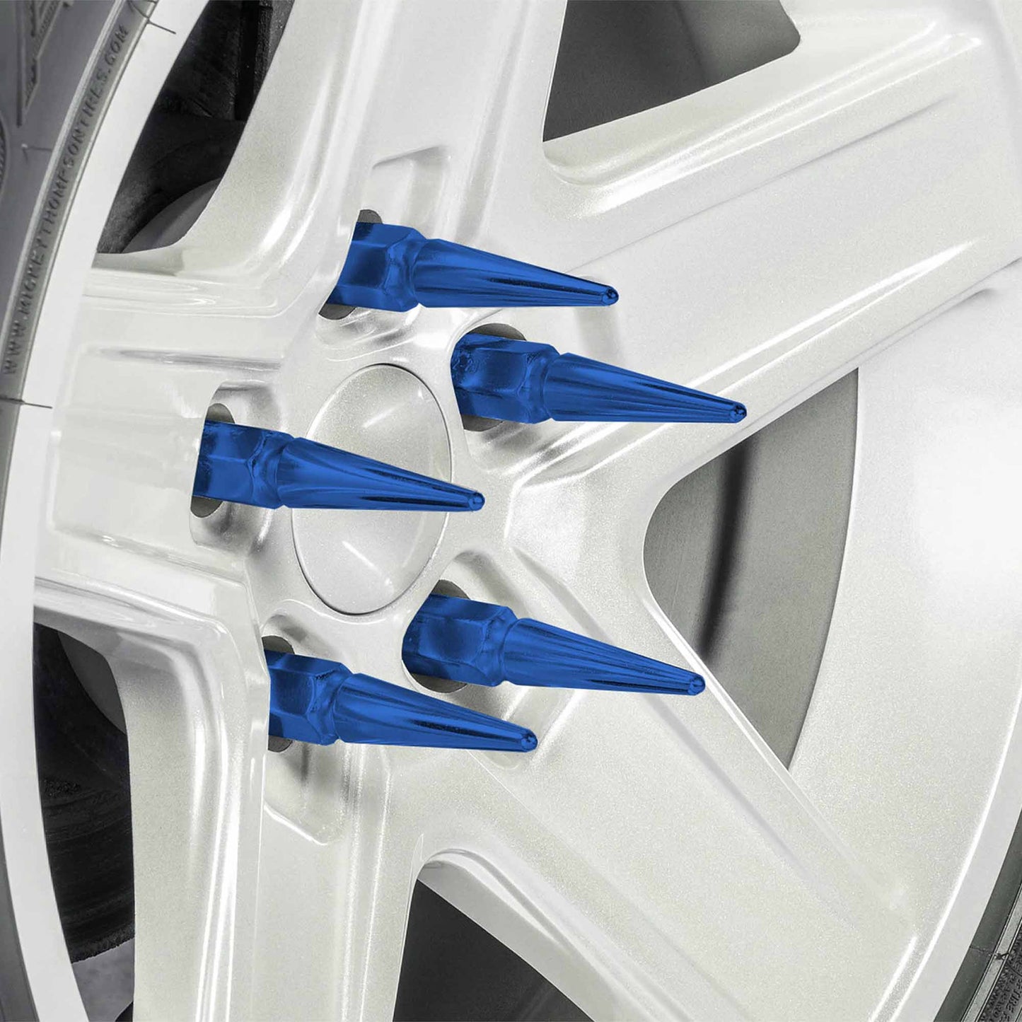 1/2 Inch Extended Spike Lug Nuts - 60 Degree Taper Seat