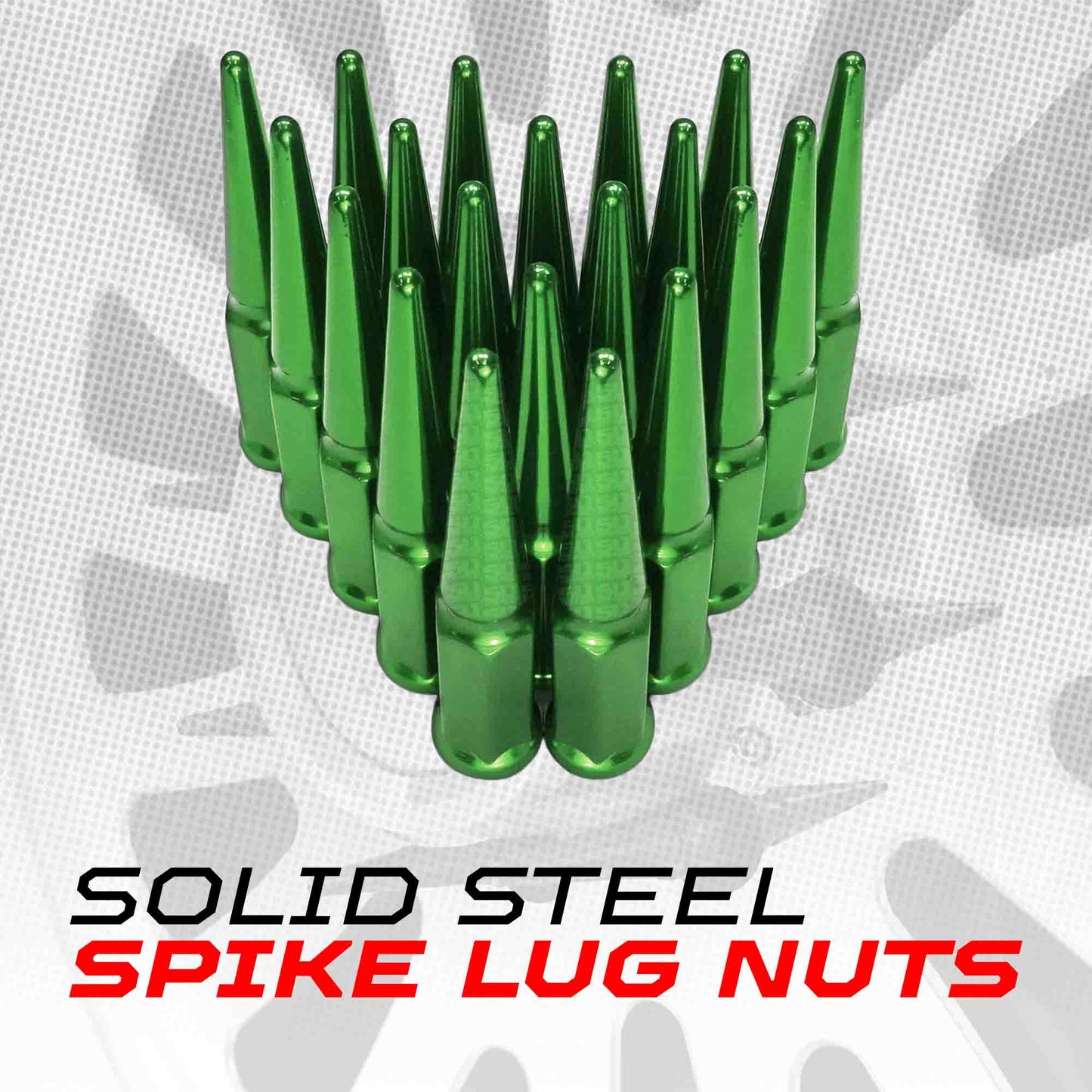 14x1.5mm Extended Spike Lug Nuts - 60 Degree Taper Seat