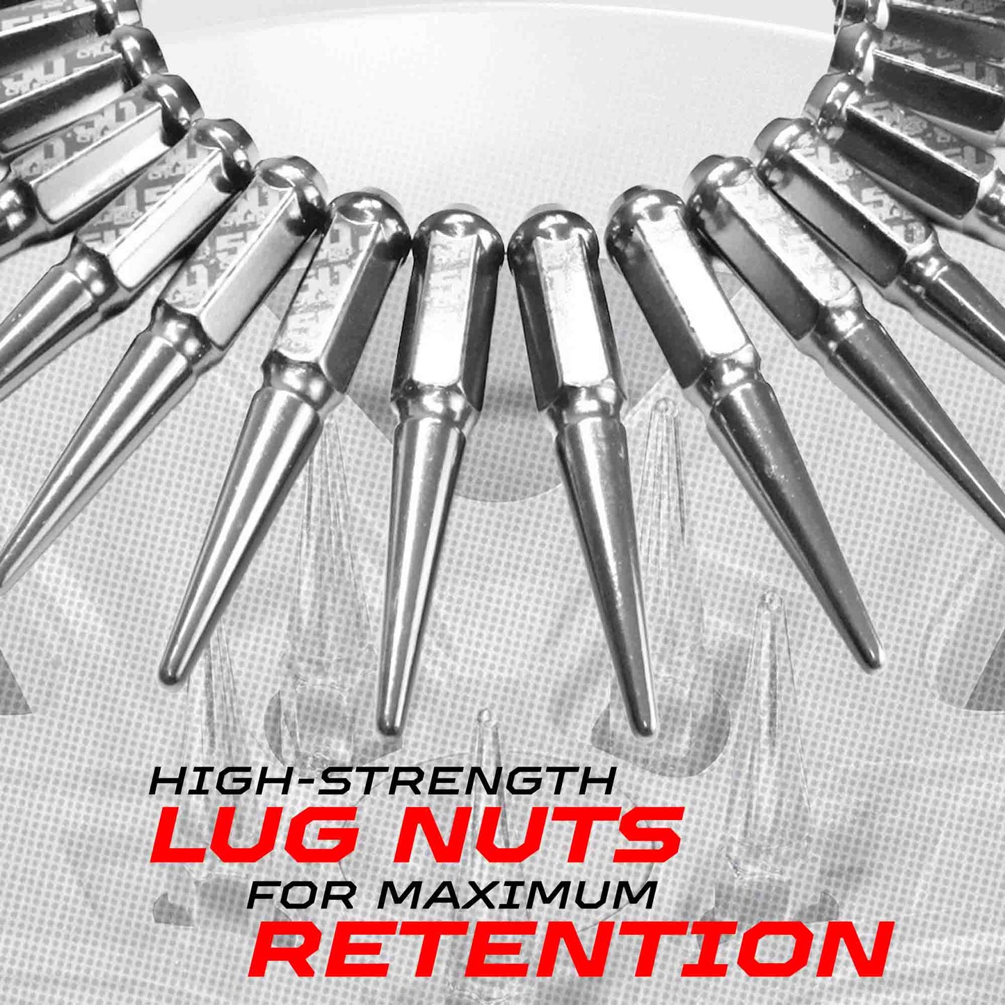 Spike Lug Nuts for RZR XP1000 Can-Am X3