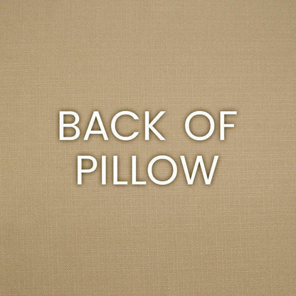 Lyon Saffron Brown Throw Pillow With Insert