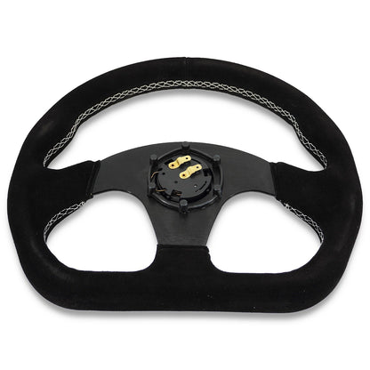 Universal Heartbreak Lightweight Flat Racing Billet 6-Bolt Steering Wheel | 150 Entries