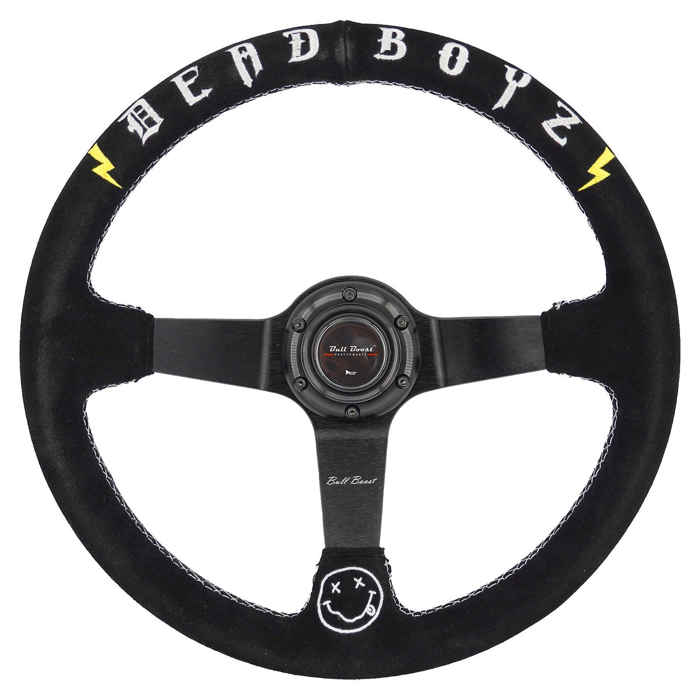 Deadboyz 350mm Steering Wheel + Short Hub Adapter Kit For Mazda Miata RX-7 RX-8 MX-3 MX-6