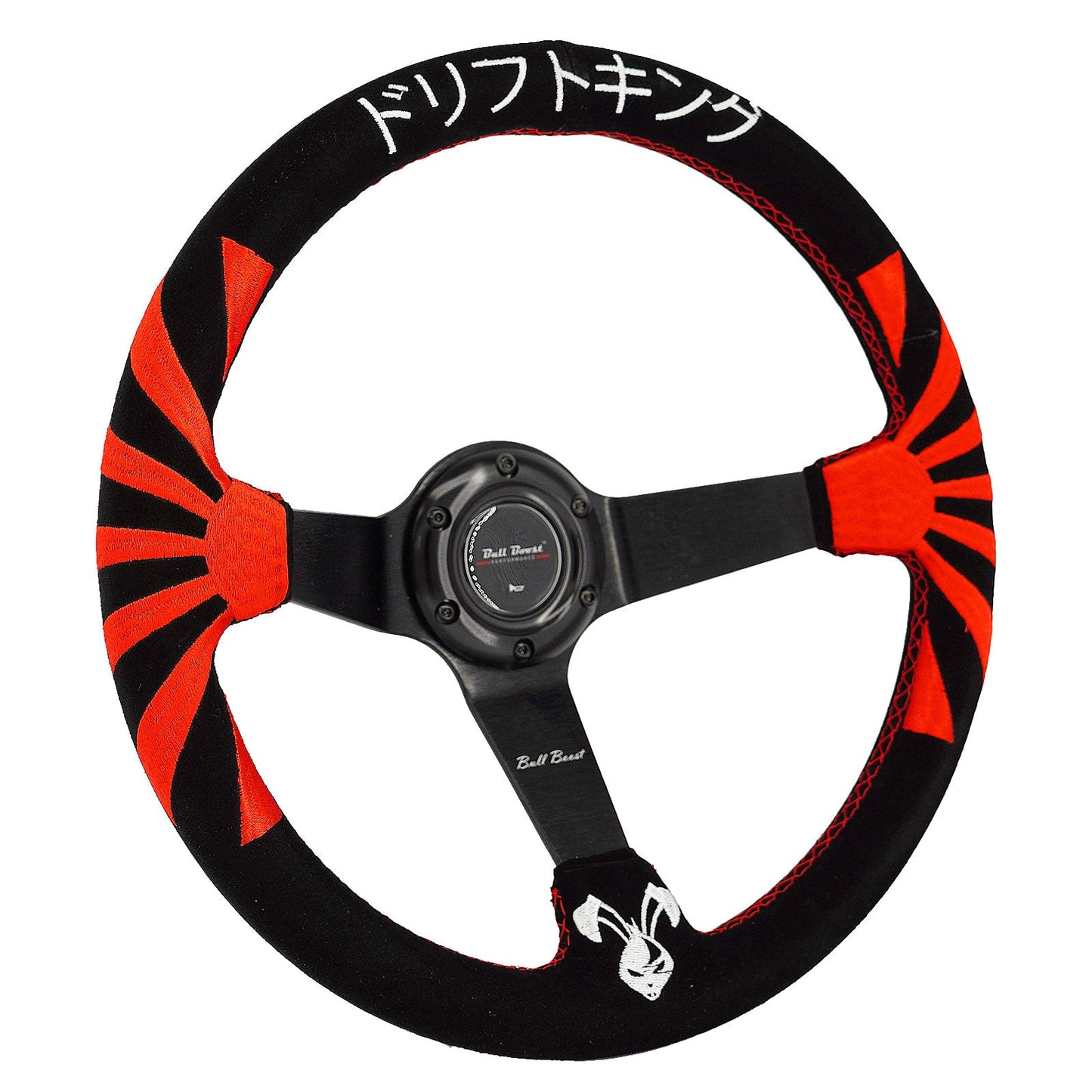 Japan 350mm Steering Wheel + Short Hub Adapter Kit For Mazda Miata RX-7 RX-8 MX-3 MX-6