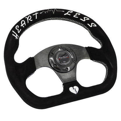 Universal Heartbreak Lightweight Flat Racing Billet 6-Bolt Steering Wheel | 150 Entries