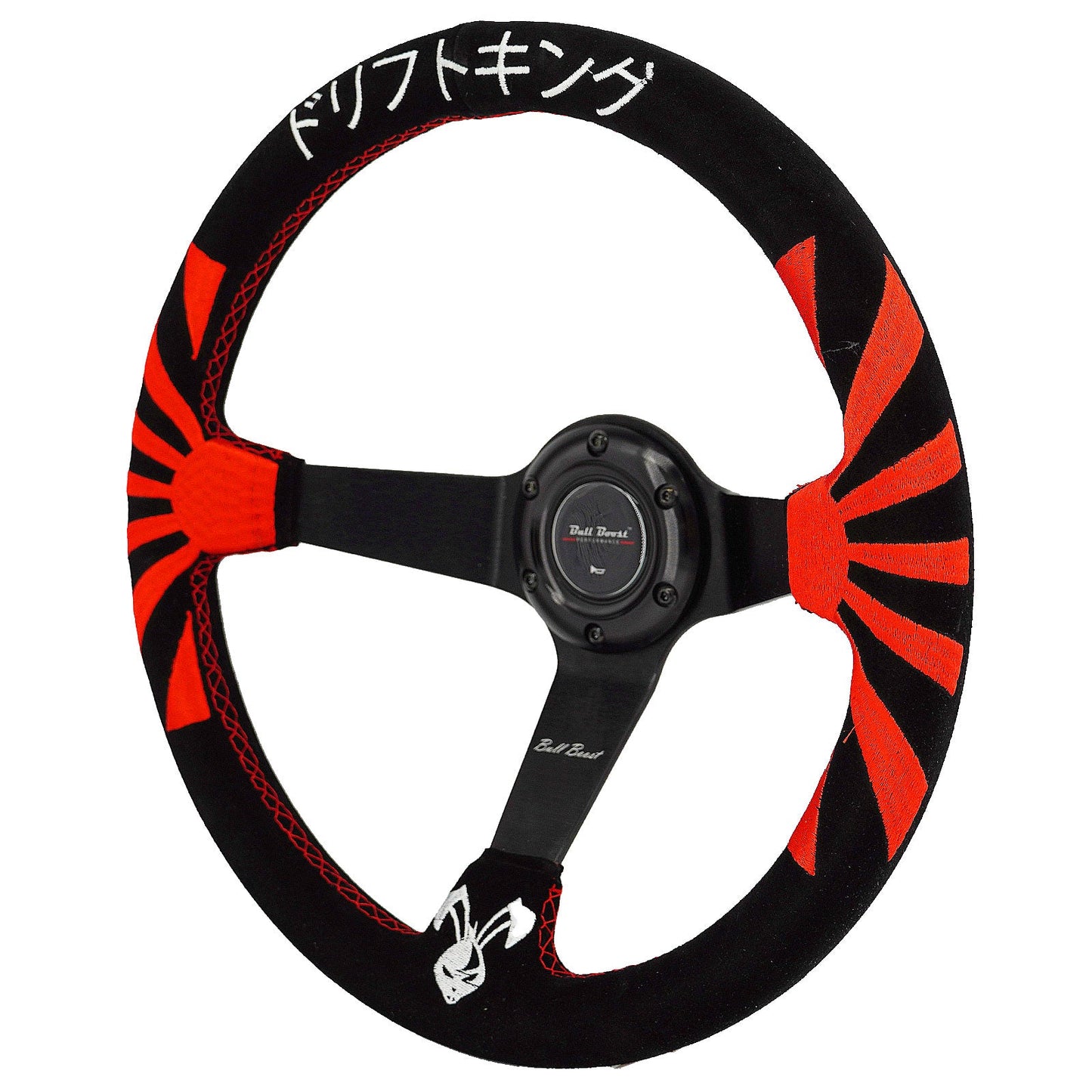 Japan 350mm Steering Wheel + Short Hub Adapter Kit For Mazda Miata RX-7 RX-8 MX-3 MX-6