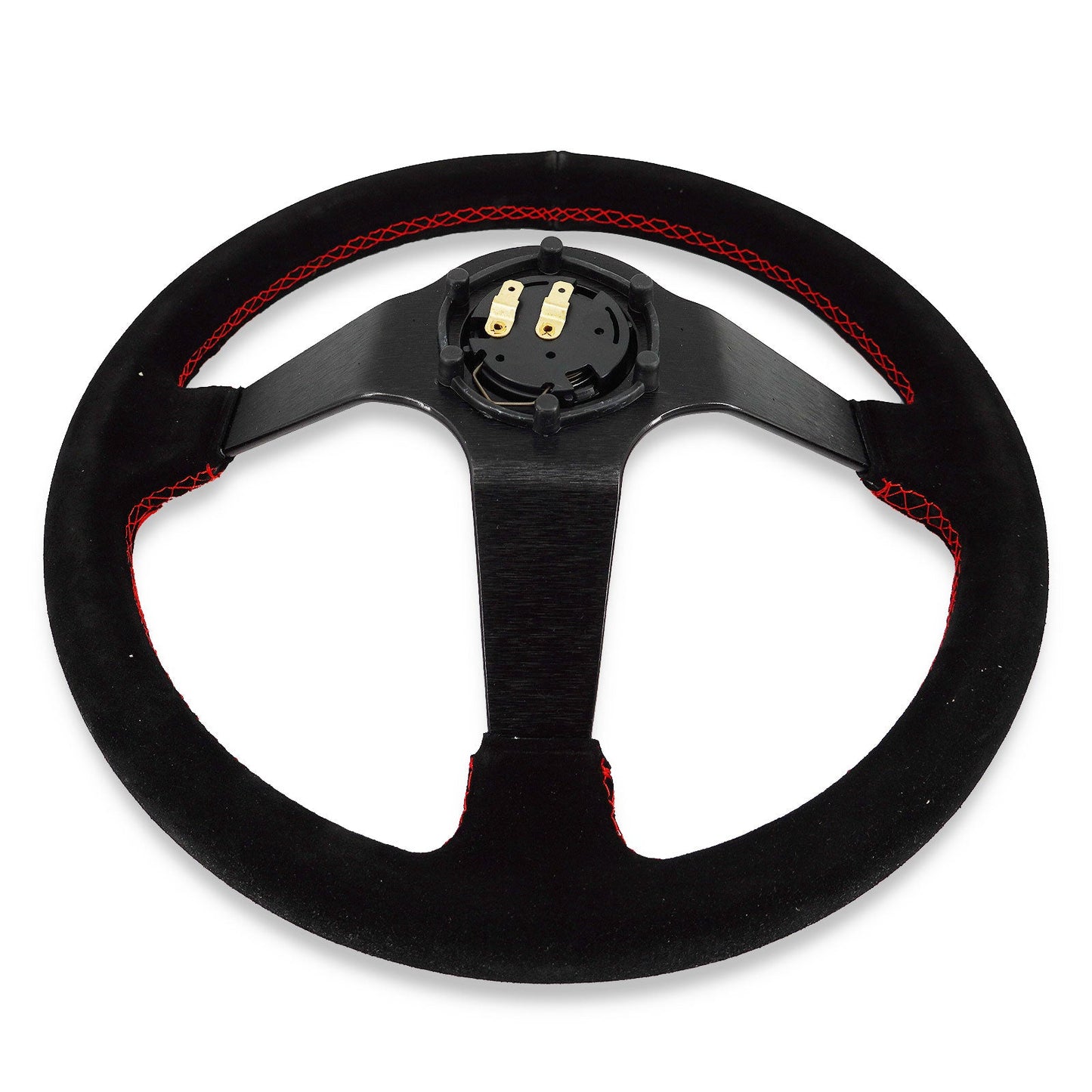Japan 350mm Steering Wheel + Short Hub Adapter Kit For Mazda Miata RX-7 RX-8 MX-3 MX-6