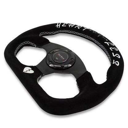 Universal Heartbreak Lightweight Flat Racing Billet 6-Bolt Steering Wheel | 150 Entries