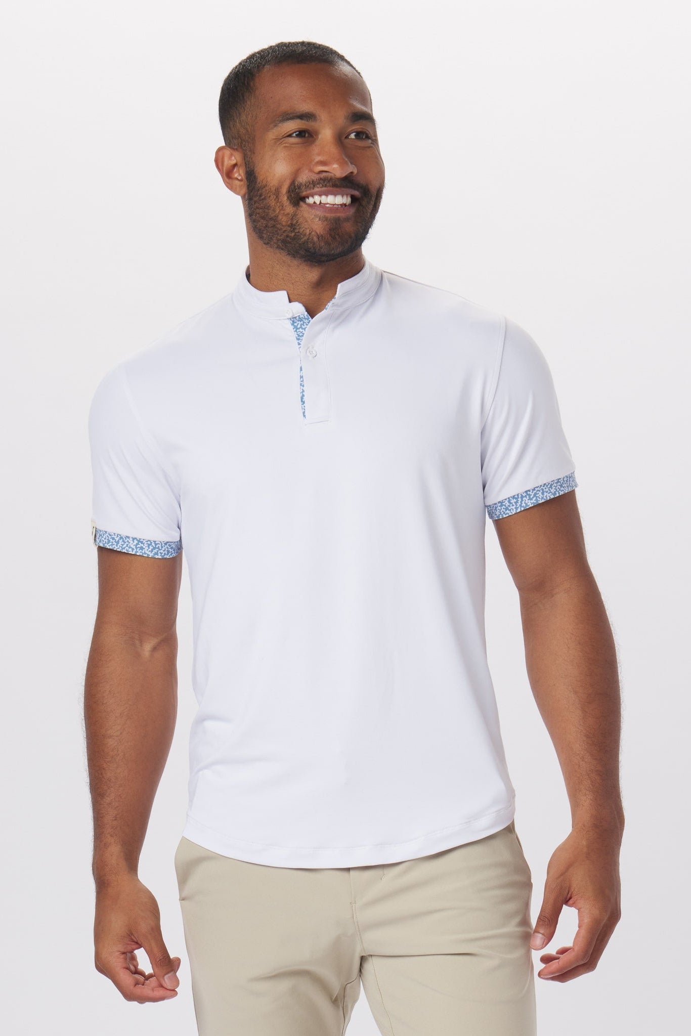 Catalyst Polo | Mantra Collar | Coral Contrast