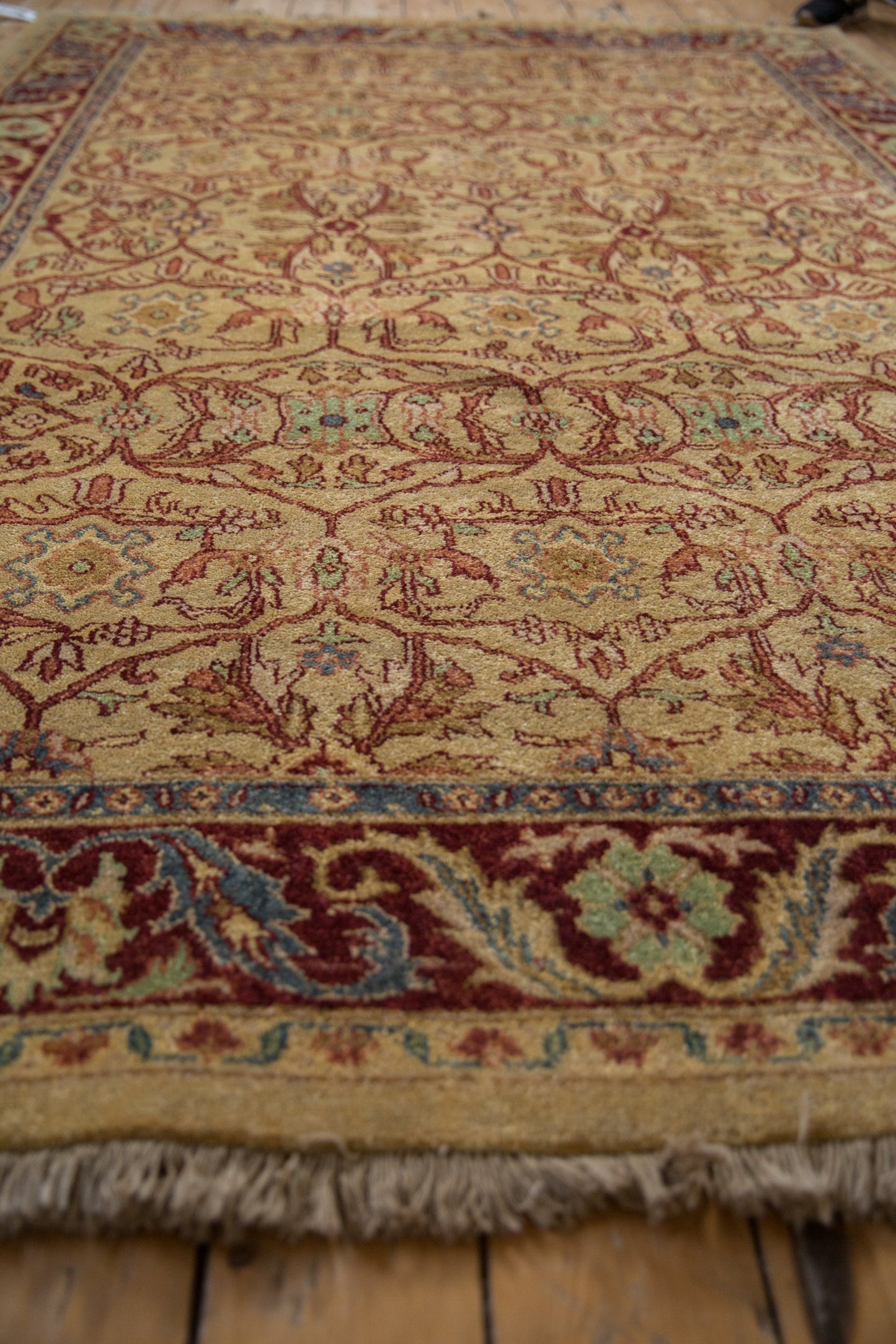 6x9 Vintage Indian Bijar Design Carpet