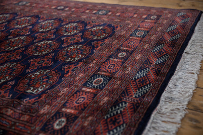 5x5 Vintage Fine Bokhara Square Rug