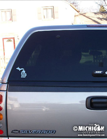 MI Happy Place - 4" Michigan Sticker