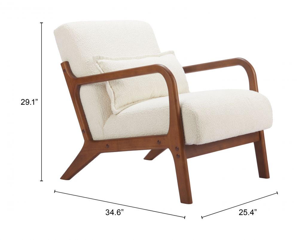 Macio Textured Fabric Accent Chair