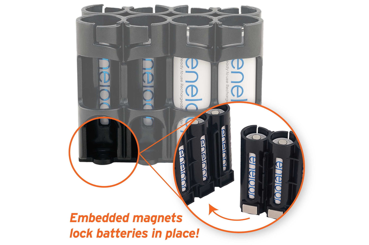 Magnetic AA 8 Pack