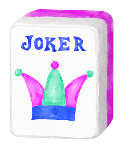 Mahj Party Pair Reversible Garden Stake