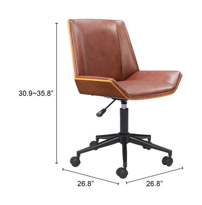 Maker Faux Leather Office Chair