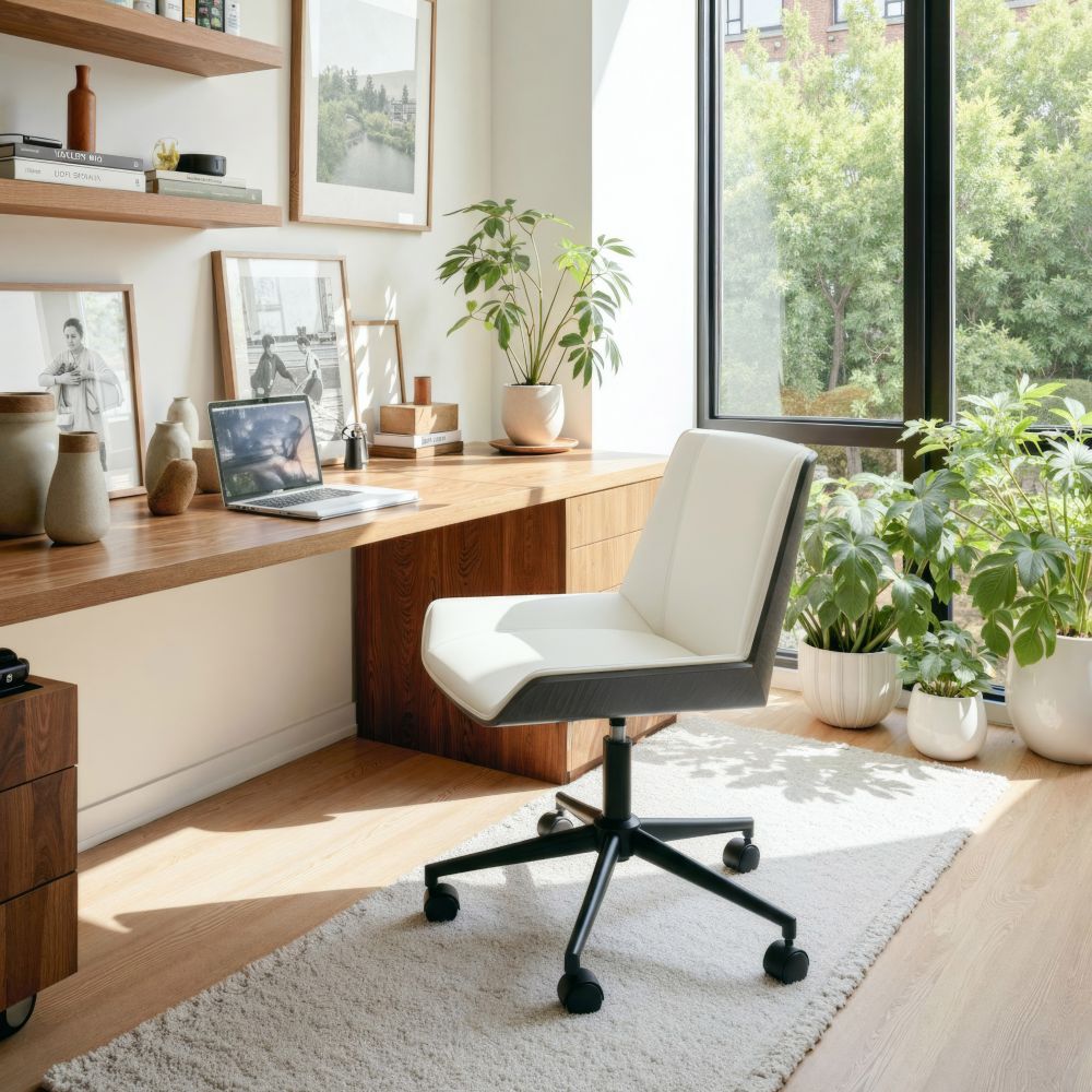 Maker Faux Leather Office Chair