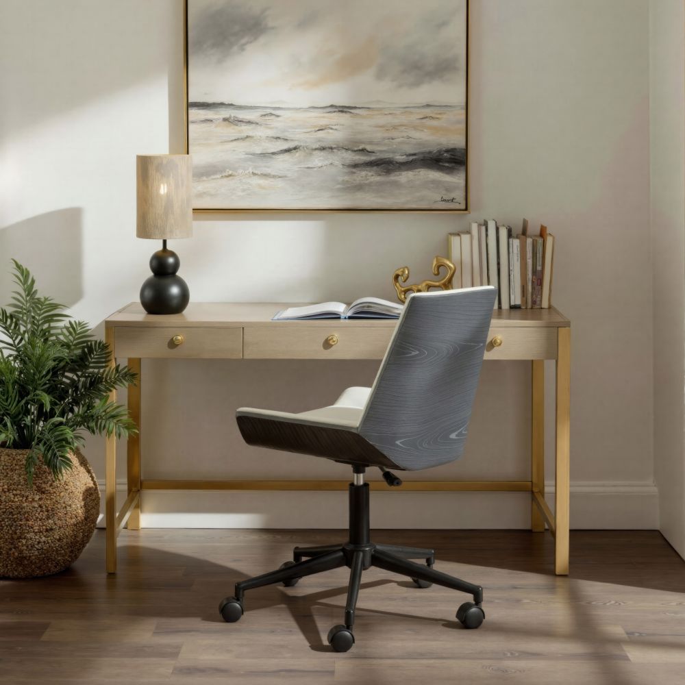 Maker Faux Leather Office Chair