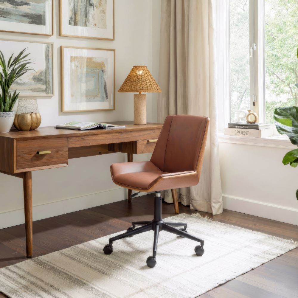 Maker Faux Leather Office Chair