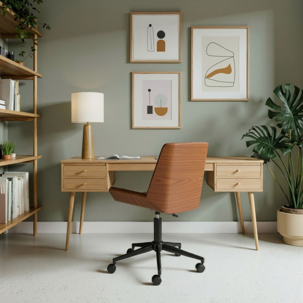 Maker Faux Leather Office Chair