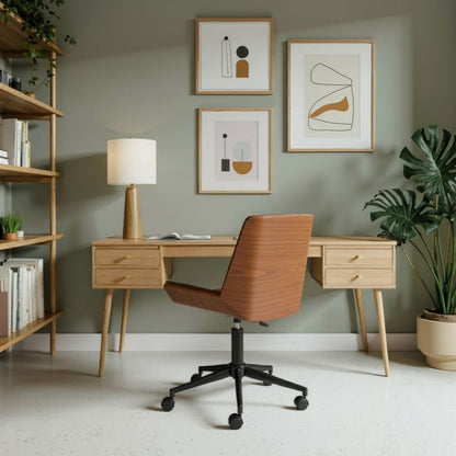 Maker Faux Leather Office Chair