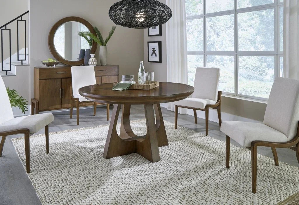 Manhattan Wooden Round Dining Table