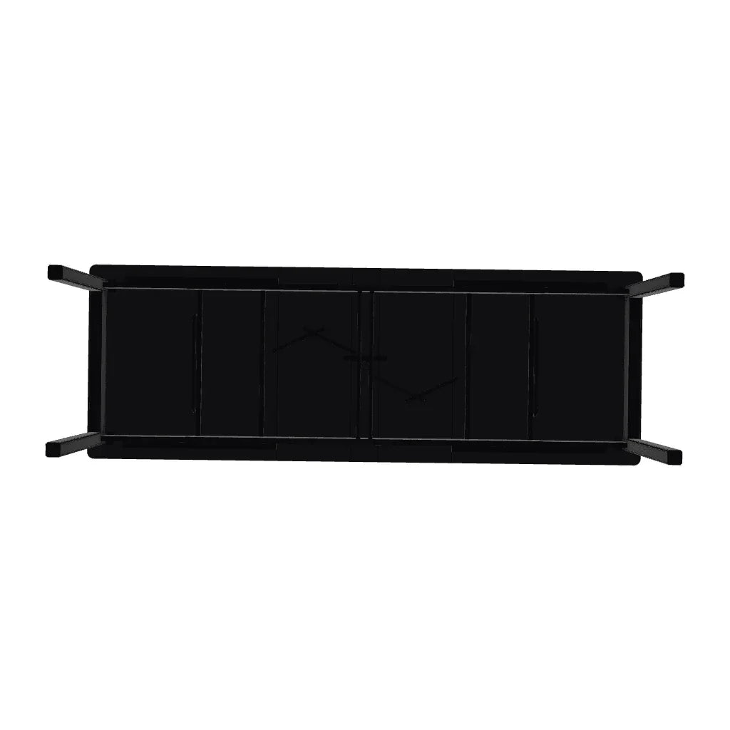 Marine Grade Aluminum Extendable Dining Table