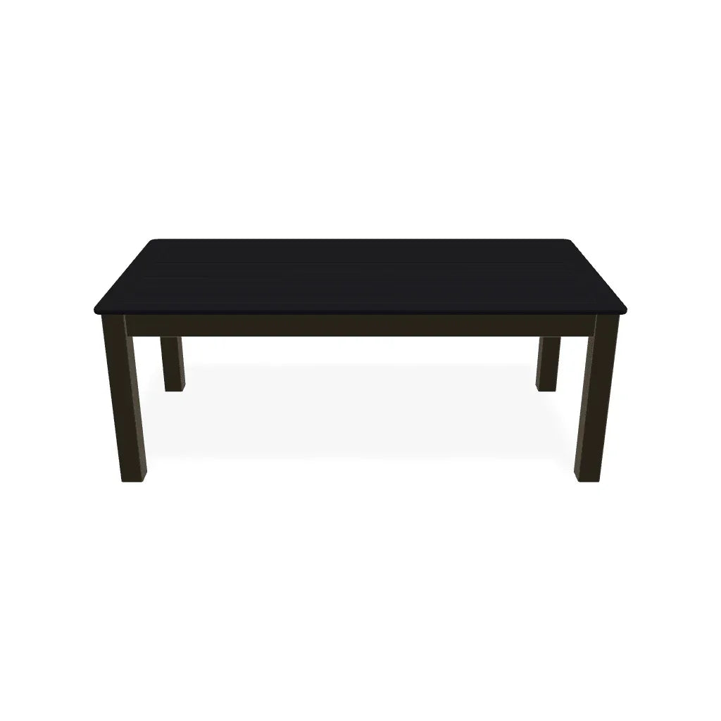 Marine Grade Polymer 24" X 48" Rectangular Coffee Table