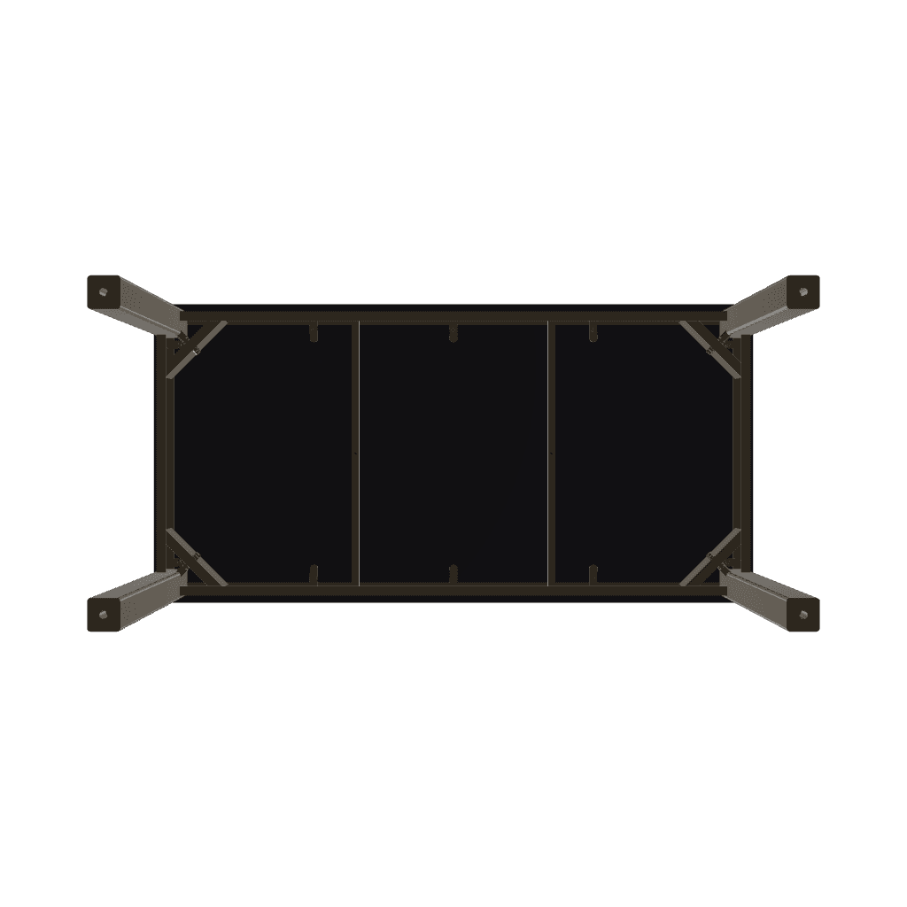 Marine Grade Polymer 24" X 48" Rectangular Coffee Table