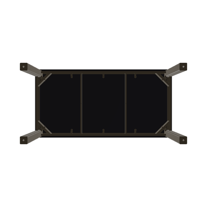 Marine Grade Polymer 24" X 48" Rectangular Coffee Table