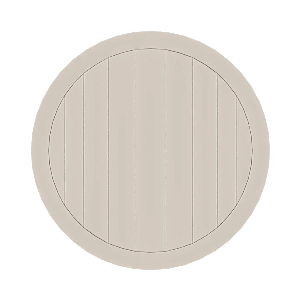 Marine Grade Polymer Top Table 21" Round End Table