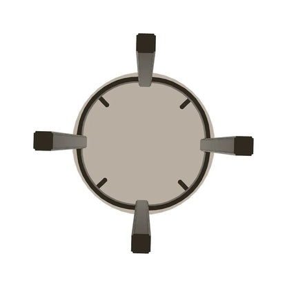Marine Grade Polymer Top Table 21" Round End Table